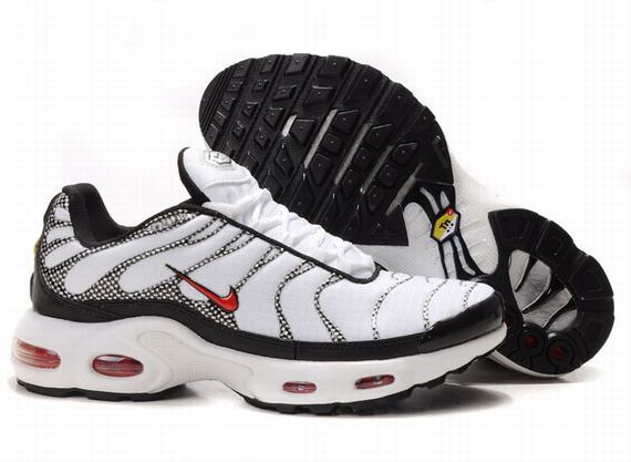 New Men'S Nike Air Max Tn White/Black/Red